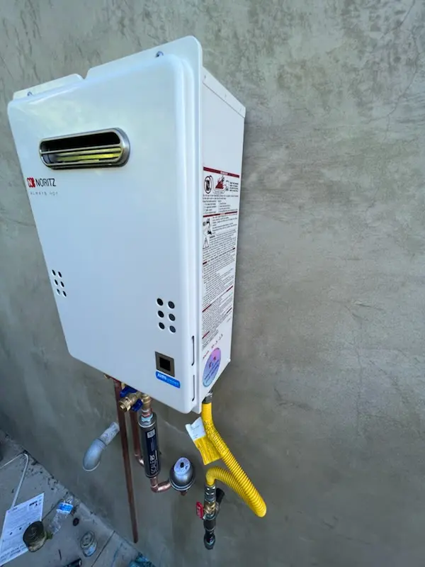Tankless water heater installation for Bradenbaugh Manor homes