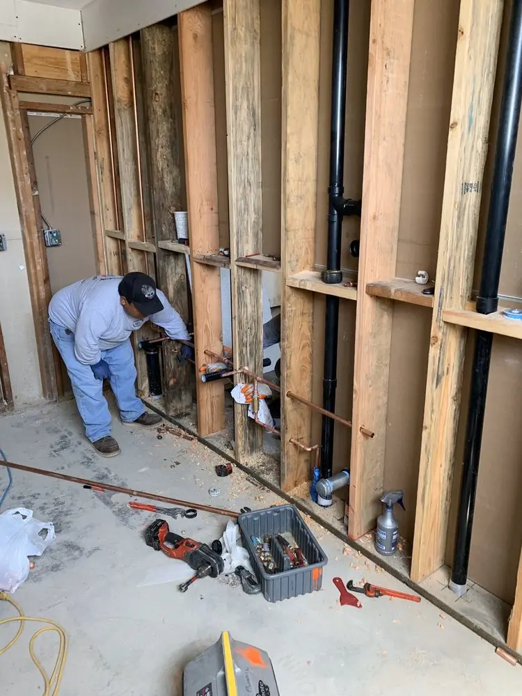 Commercial rough-in plumbing for Water Heater Replacement in Bradenbaugh Manor